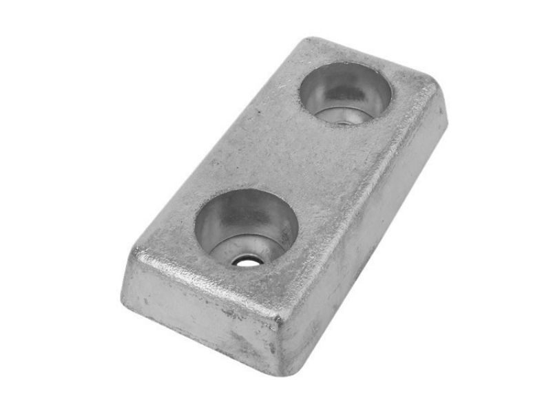 Condenser and heat-exchanger anodes for internal corrosion protection