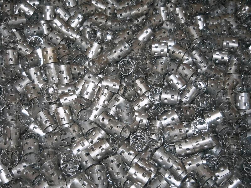 Metal random packing — Pall ring, Raschig ring and saddle media in stainless steel