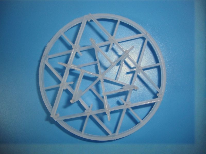 Plastic star ring multi-arm high-performance random packing